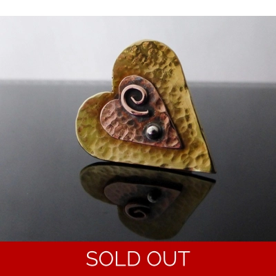 Heart Pin Brooch title=